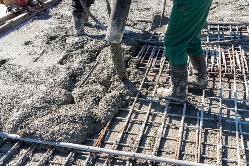 Reinforced Concrete Pouring